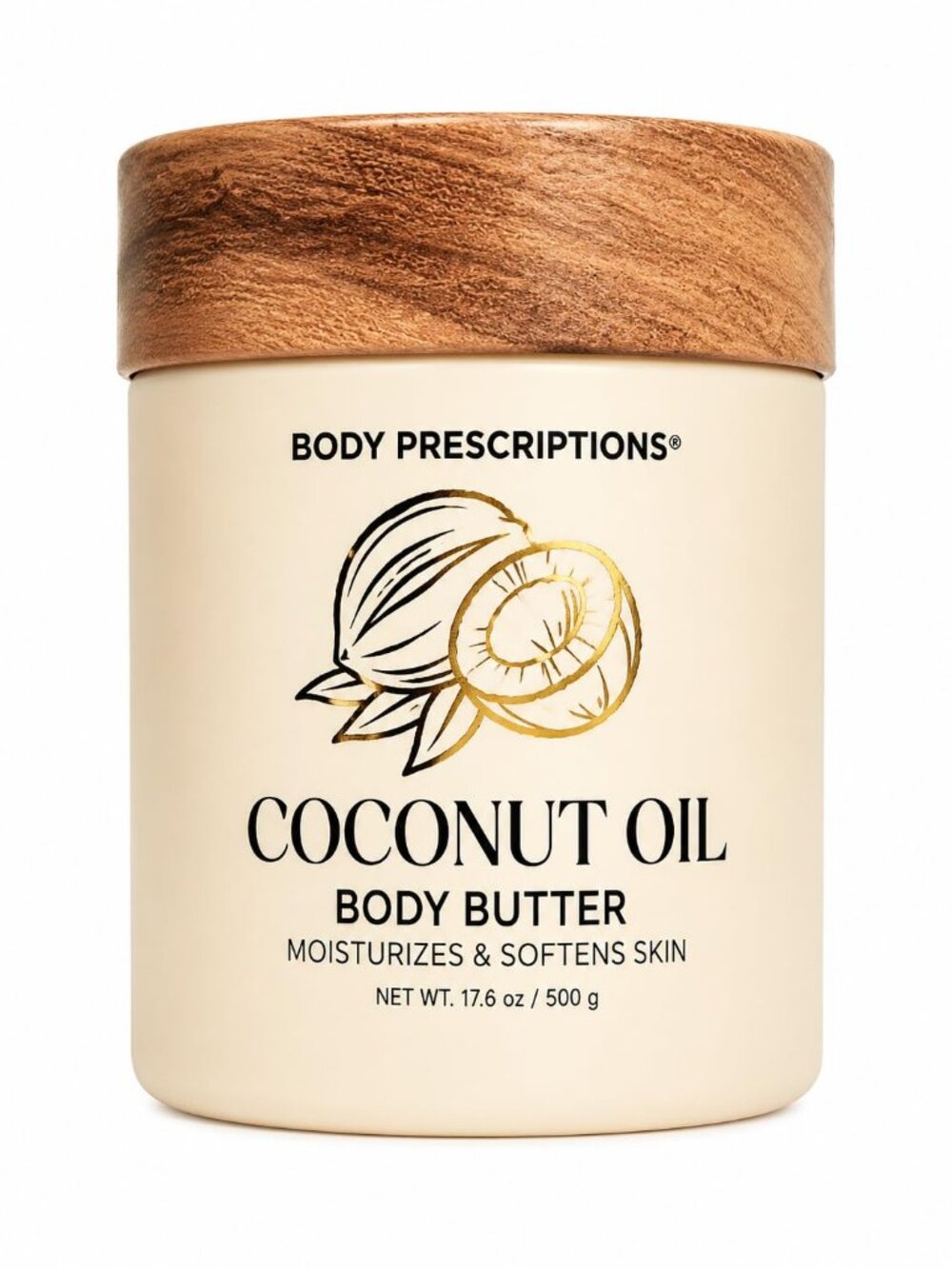 Body Prescriptions Coconut Oil Body Butter Moisturizing & Softening Skin Cream 1